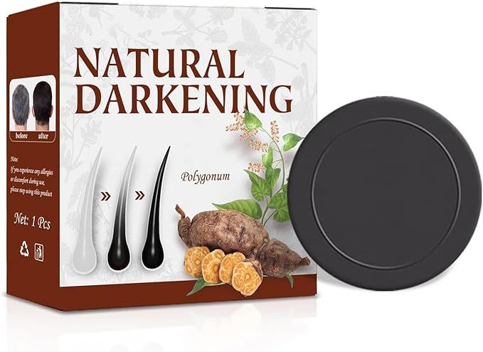 New Hair Darkening Shampoo Bar, Natural Organic Conditioner